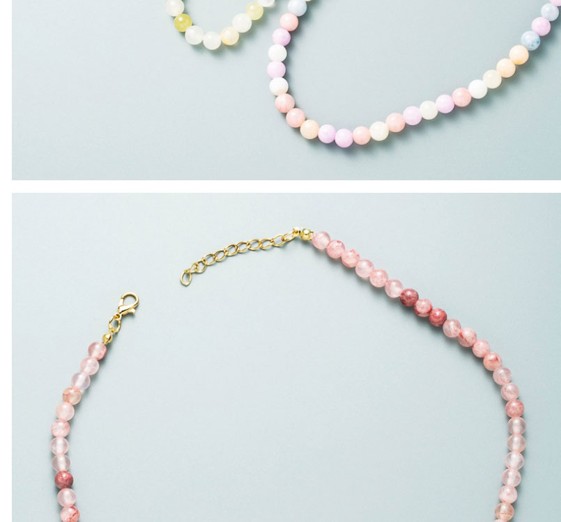 Fashion Pastel Color Colorful Beads Beaded Necklace,Beaded Necklaces