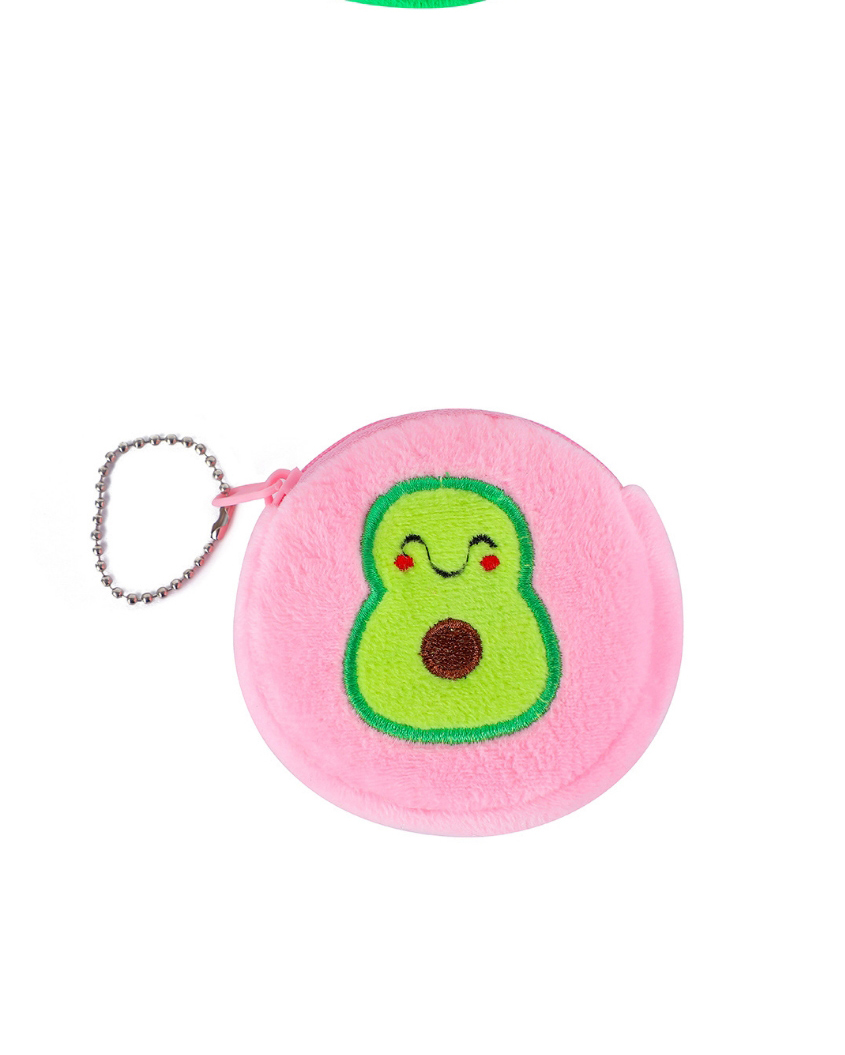 Fashion Watermelon Red Cartoon Avocado Embroidered Coin Purse,Wallet