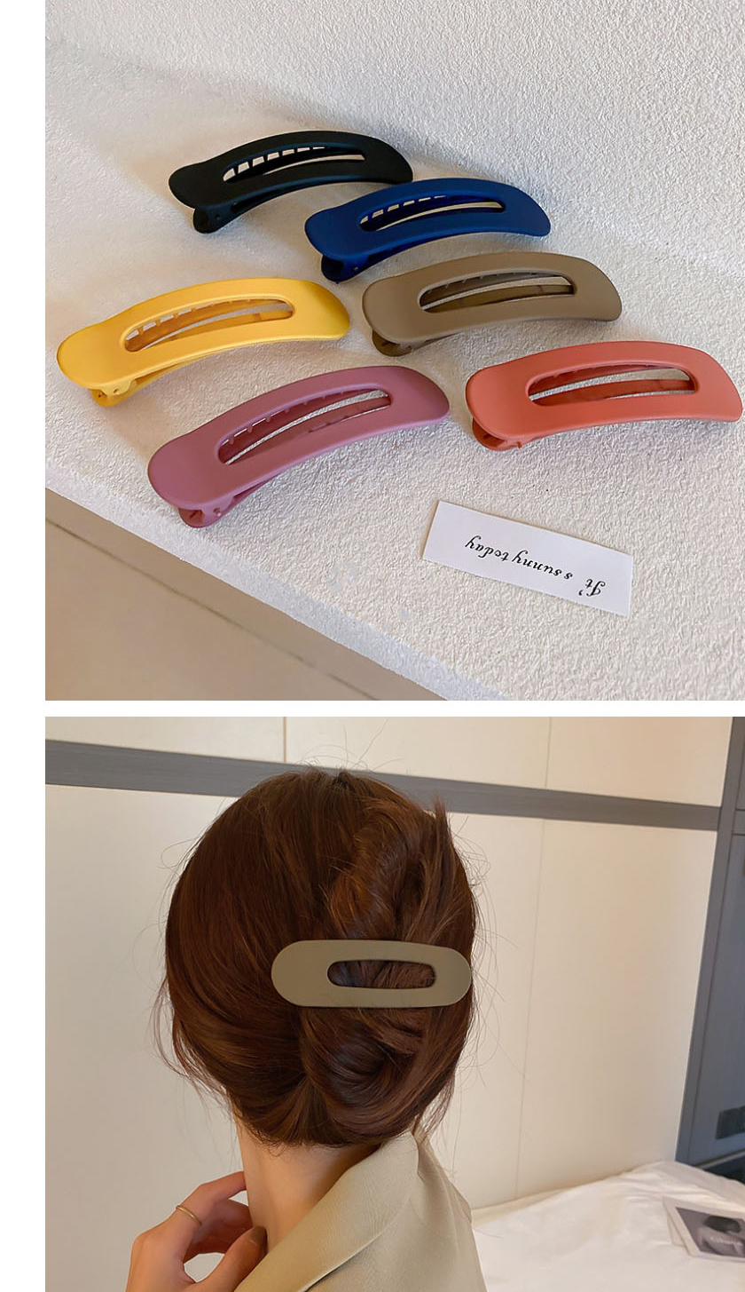 Fashion Yellow Acrylic Geometric Side Hairpin,Hairpins