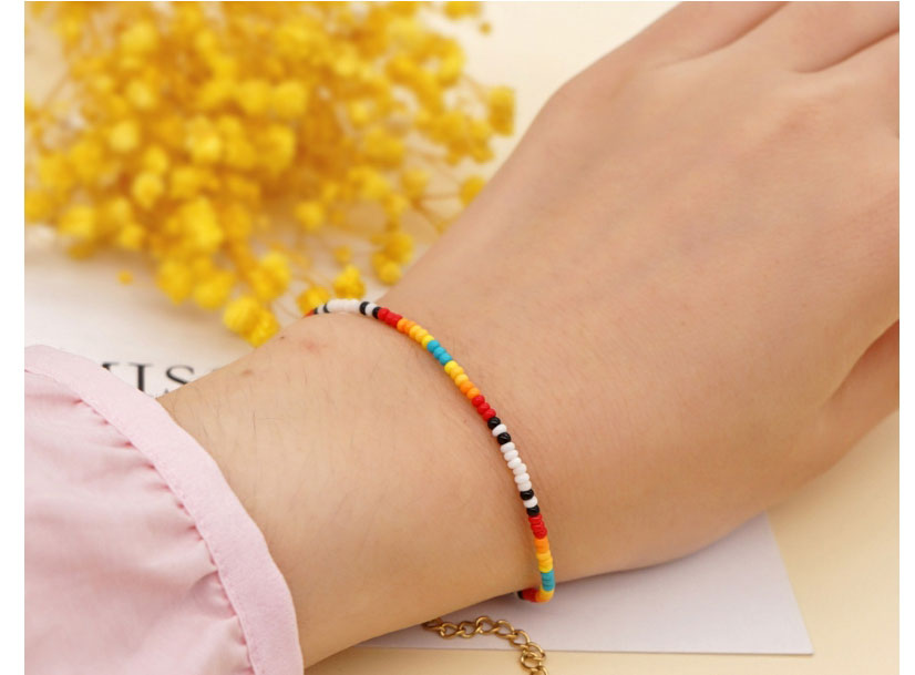 Fashion Color Colored Rice Beads Bead Bracelet,Beaded Bracelet