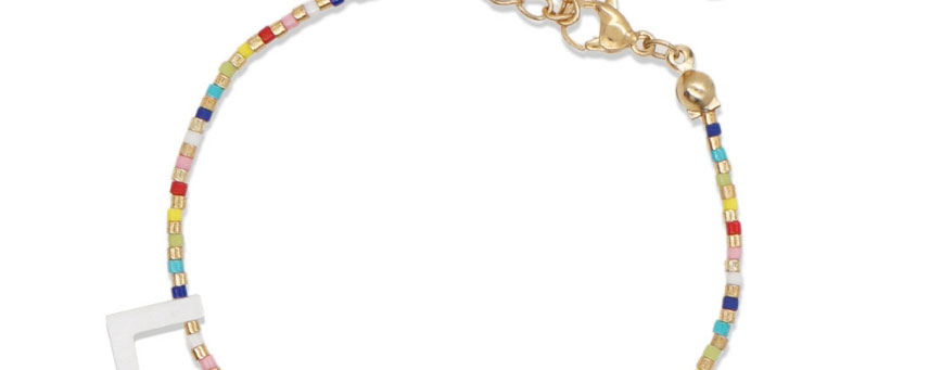 Fashion Color Mima Beaded Letter Bracelet,Beaded Bracelet