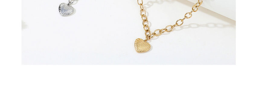 Fashion Steel Color Stainless Steel Love Necklace,Necklaces