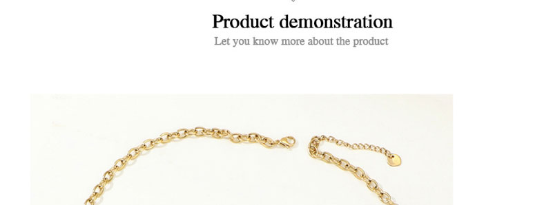 Fashion Gold Color Titanium Steel Key Hinge Lock Necklace,Necklaces