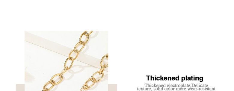 Fashion Style 2 (gold Coloren) Titanium Steel Love Necklace,Necklaces