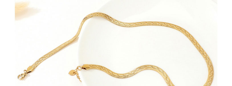 Fashion Gold Color Titanium Steel Snake Bone Chain,Necklaces