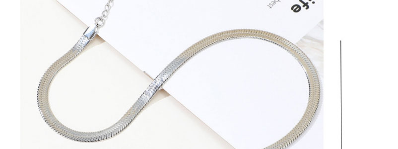 Fashion Steel Color Titanium Steel Blade Necklace,Necklaces