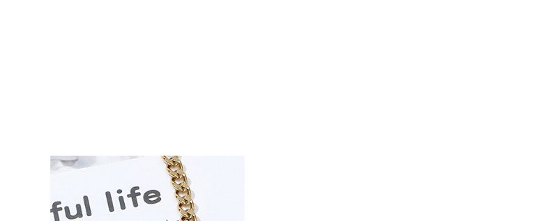 Fashion Gold Color Stainless Steel Diamond Chain Bracelet,Bracelets