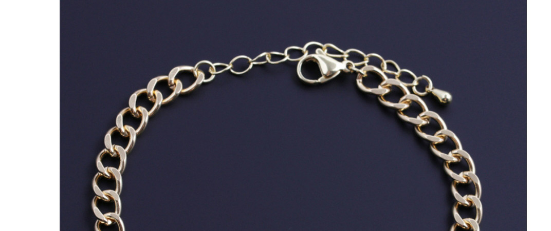 Fashion 2# Copper-plated Real Gold Color Inlaid Zirconium Heart Bracelet,Bracelets