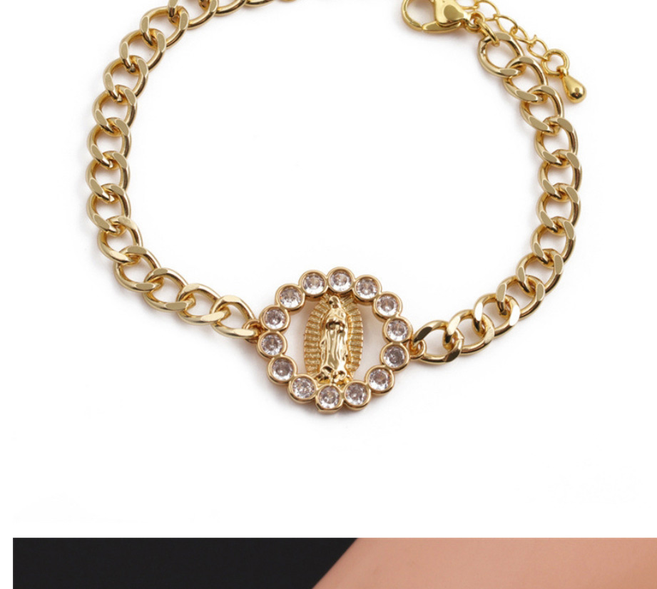 Fashion 2# Bronze Plated Real Gold Color Virgin Bracelet,Bracelets