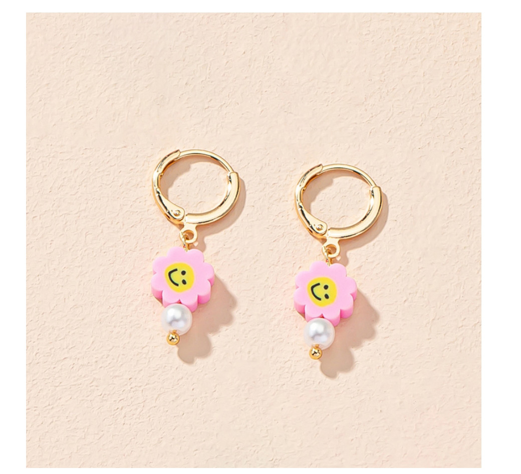 Fashion Butterfly Alloy Love Smiley Flower Butterfly Geometric Earrings,Hoop Earrings