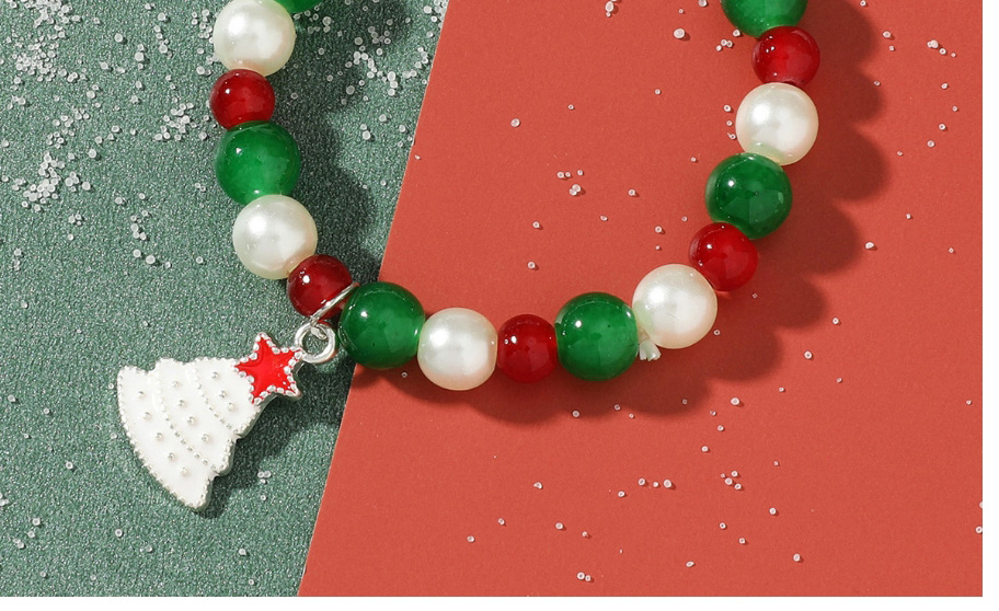 Fashion Sled Deer Christmas Dripping Antlers Geometric Beaded Bracelet,Fashion Bracelets