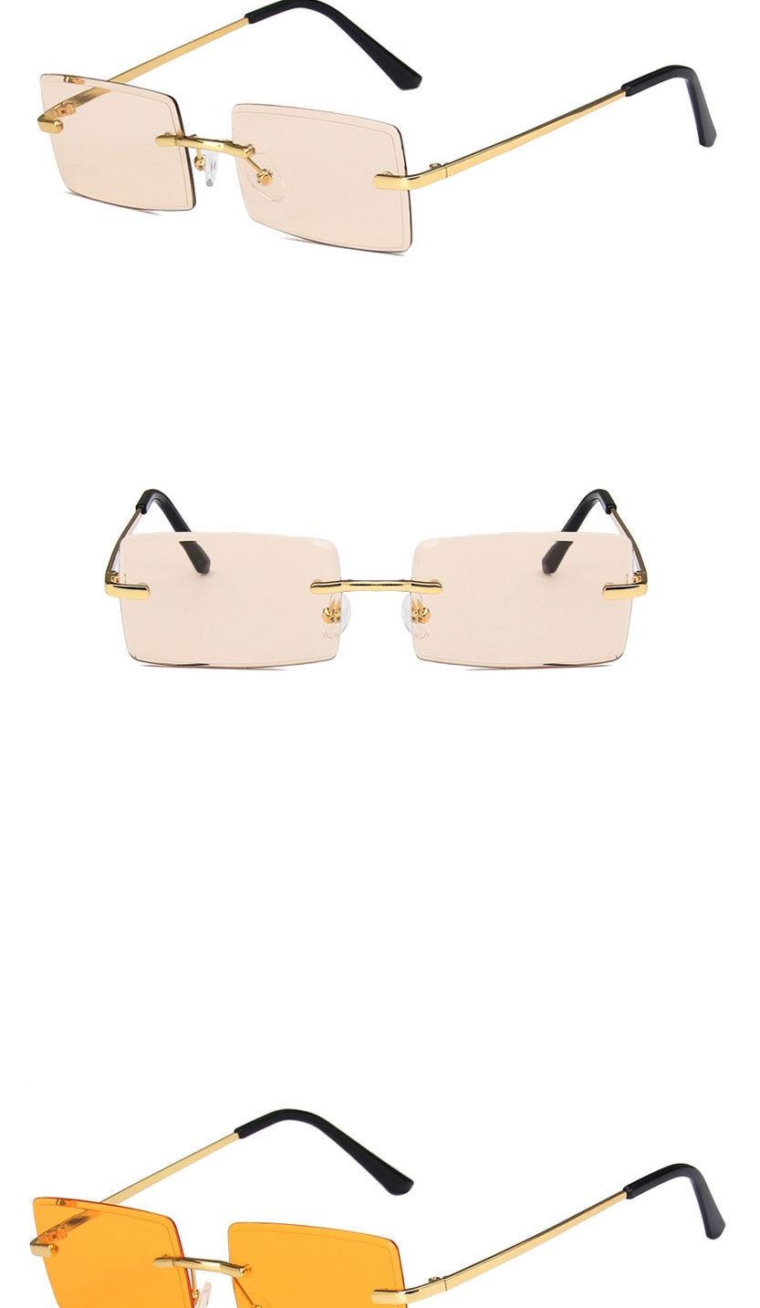 Fashion Double Tea Blessing-side Sunglasses,Women Sunglasses