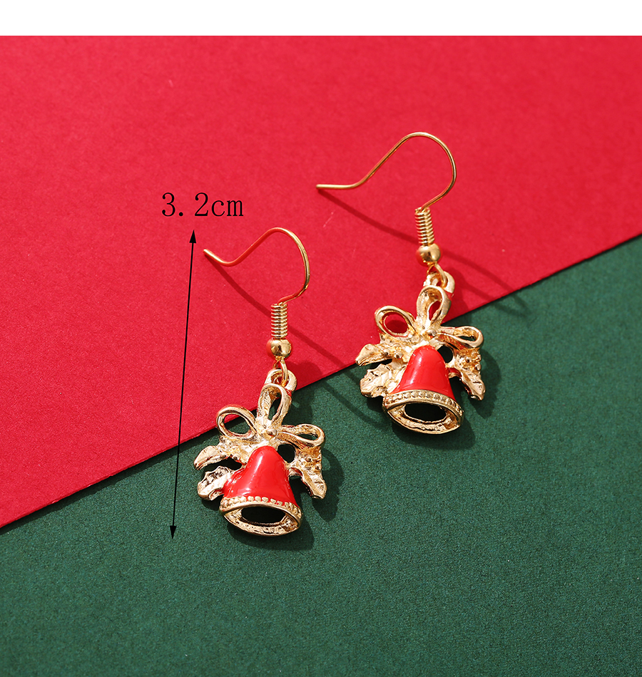 Fashion Bows Alloy Dropper Christmas Series Earrings,Drop Earrings