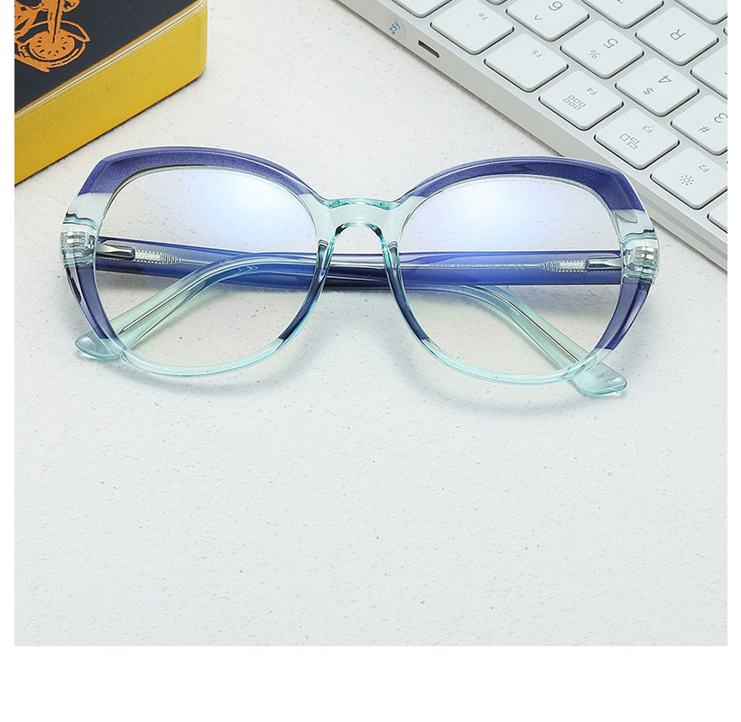 Fashion Transparent Green/blue Light Anti-blue Slingshot Feet Flat Mirror,Fashion Glasses