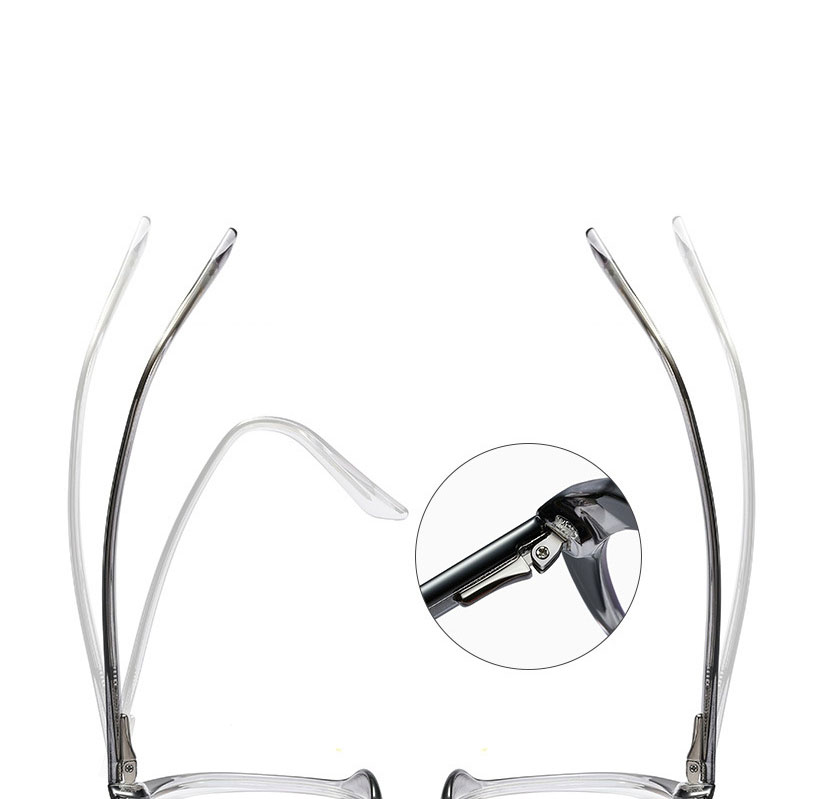 Fashion Transparent Leopard Print/anti-blue Light Anti-blue Slingshot Feet Flat Mirror,Fashion Glasses