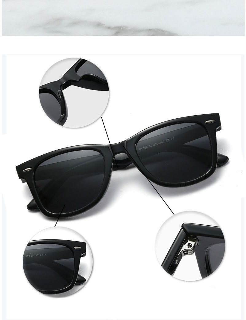 Fashion Outer Brown Inner Khaki/gradient Tea Square Polarized Sunglasses,Women Sunglasses
