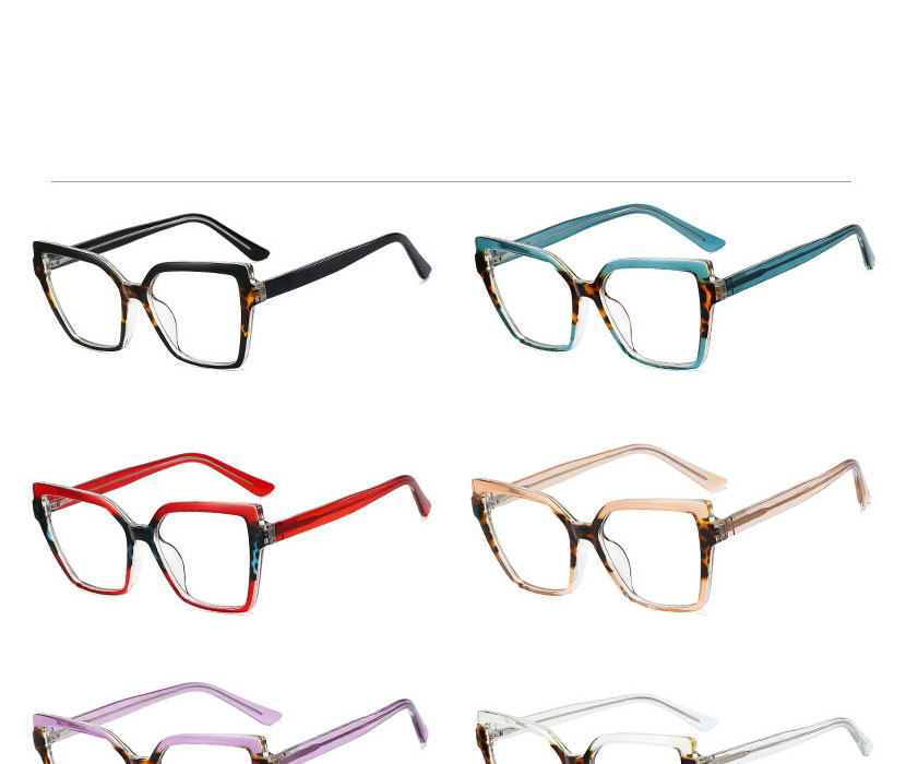 Fashion Translucent/anti-blue Light Anti-blue Light Spring Feet Two-tone Glasses Frame,Fashion Glasses