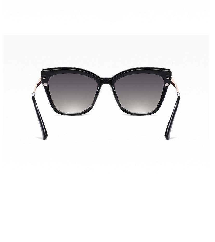 Fashion Powder/gradient Tea Big Frame Magnetic Anti-blue Light Sunglasses,Women Sunglasses