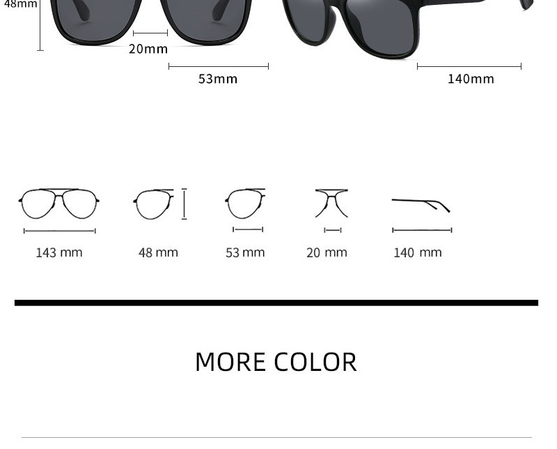 Fashion White/full Gray Large Frame Wide-leg Sunglasses,Women Sunglasses