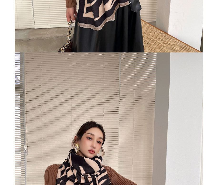 Fashion Zebra Imitation Shell Sputum Print Big Scarf,knitting Wool Scaves