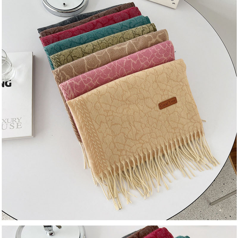 Fashion Coffee Color Sugar Head-shaped Scarf  Fleemere,knitting Wool Scaves