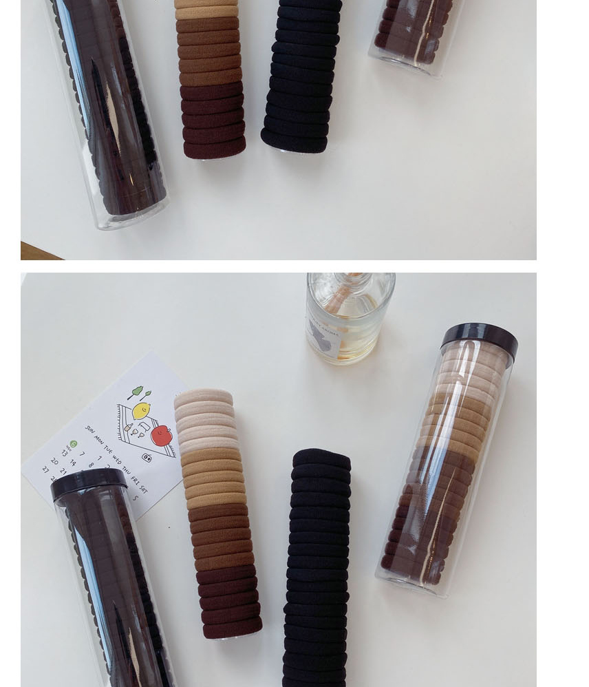 Fashion Black Tie Tube (20 Pcs) Fabric Seamless Hair Loop,Hair Ring