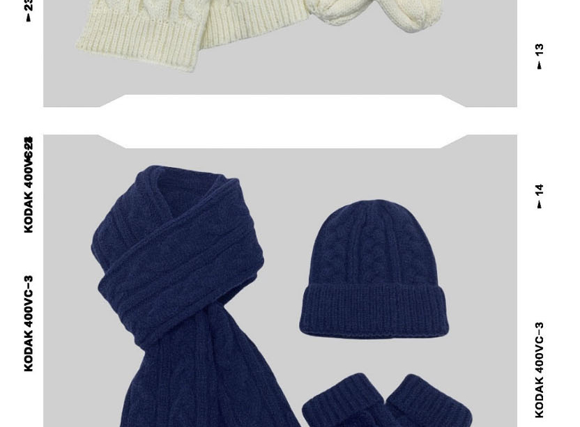 Fashion Dark Gray Knitted Twist Scarf Glove Set,knitting Wool Scaves
