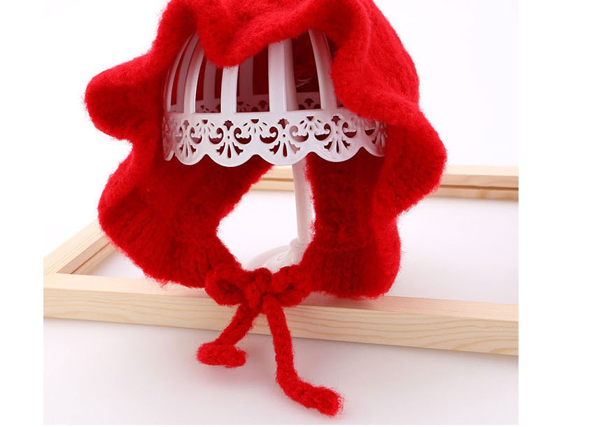 Fashion Orange Wool Knitted Lace Hat,Beanies&Others