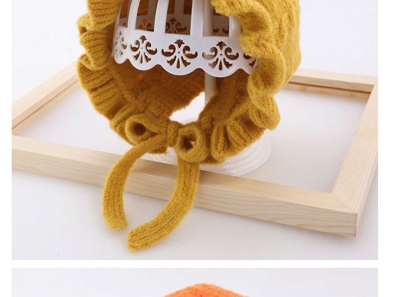 Fashion Beige Wool Knitted Lace Hat,Beanies&Others