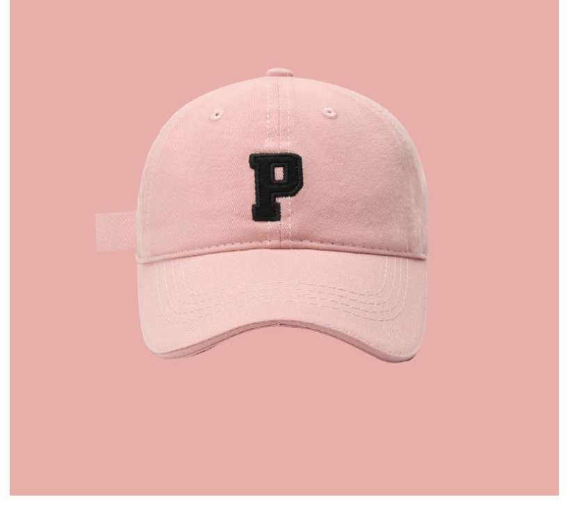 Fashion Pink Letter Embroidered Baseball Cap,Baseball Caps
