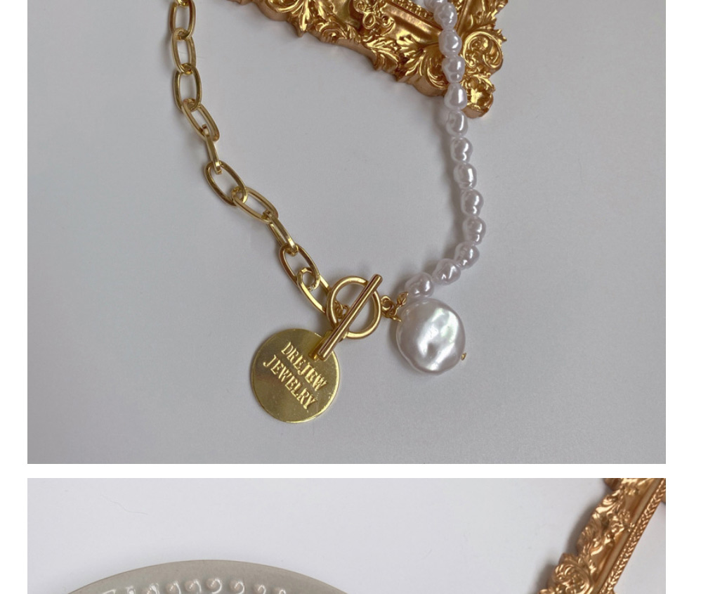 Fashion 9#a Bracelet Metal Letter Medallion Pearl Bracelet,Fashion Bracelets