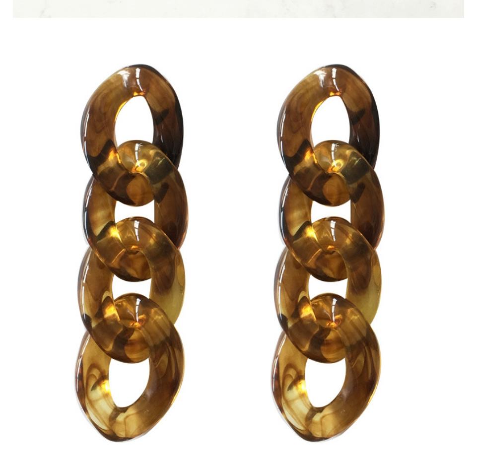 Fashion C Shape Alloy Geometric C-shaped Earrings,Hoop Earrings