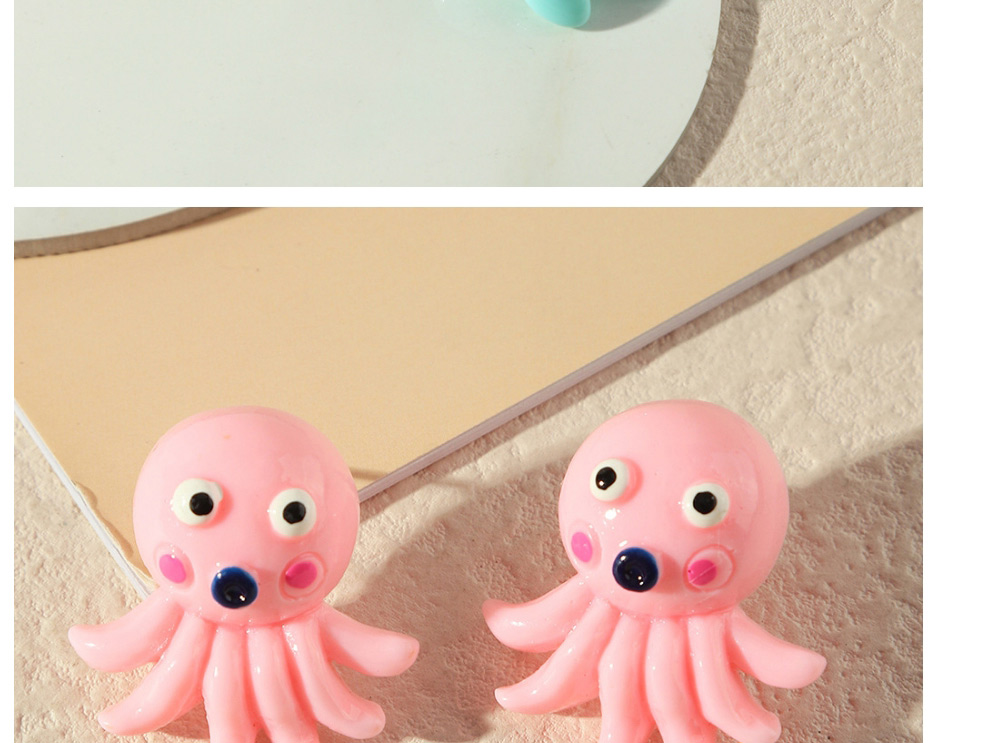 Fashion Whale Resin Frog Octopus Earrings,Stud Earrings