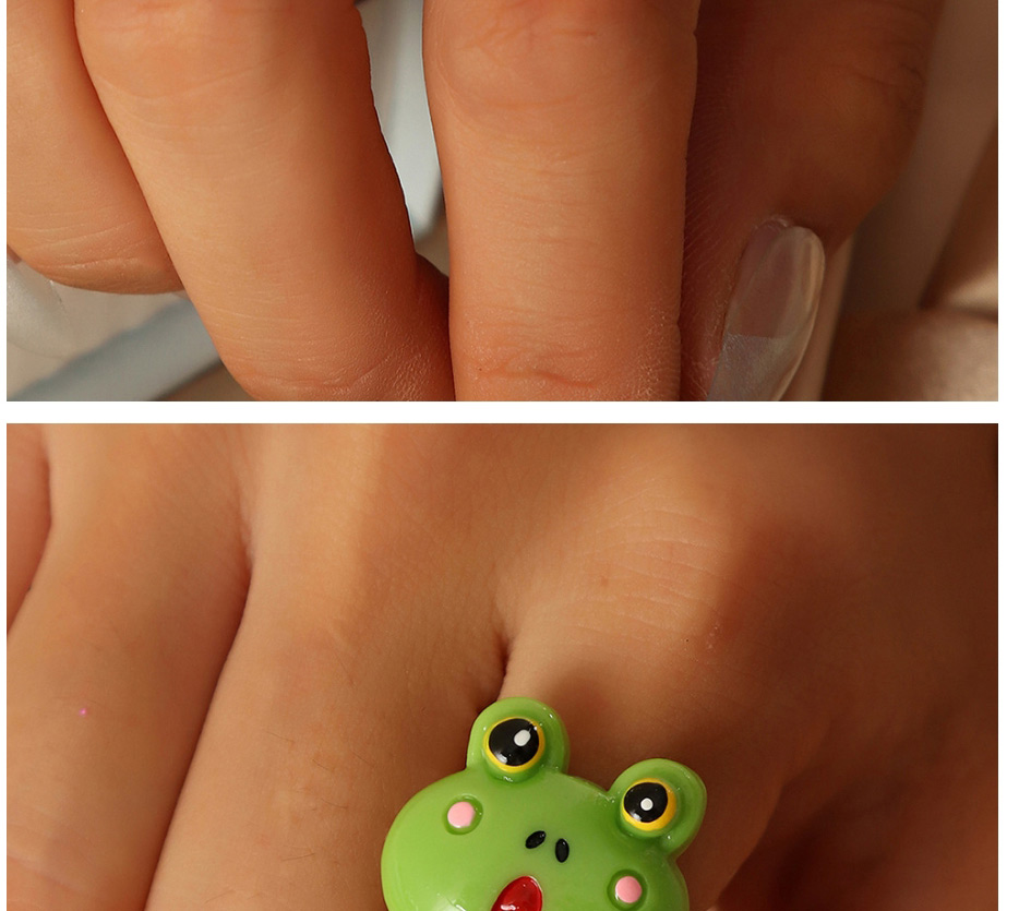 Fashion Octopus Cartoon Resin Frog Whale Octopus Ring,Fashion Rings