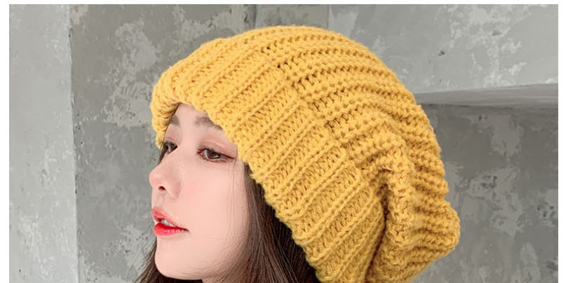 Fashion Green Woolen Knitted Beanie,Beanies&Others