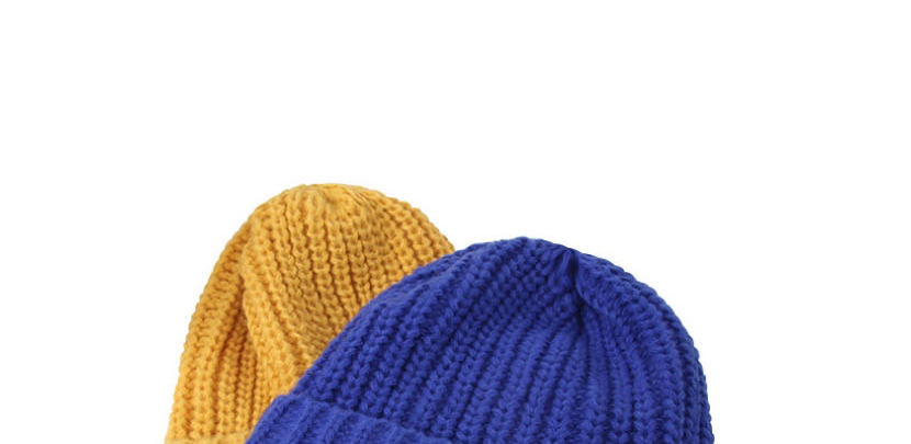 Fashion Royal Blue Woolen Knitted Beanie,Beanies&Others