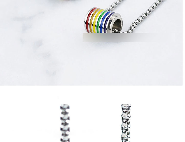 Fashion Pendant +60cm Long Wave Bead Chain Silver Color Stainless Steel Geometric Diy Lettering Accessories,Jewelry Packaging & Displays