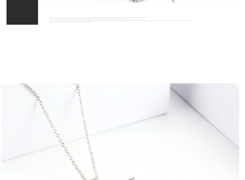 Fashion 50cm Box Chain + 10cm Extension Chain (without Pendant) Titanium Steel Geometric Jewelry Accessories,Jewelry Packaging & Displays