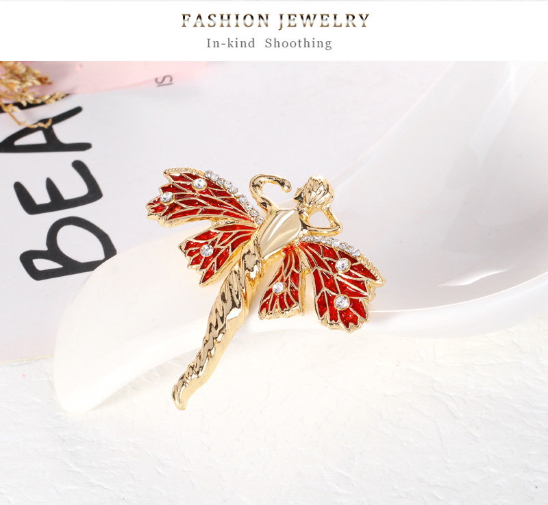 Fashion Gold Alloy Diamond Angel Brooch,Korean Brooches