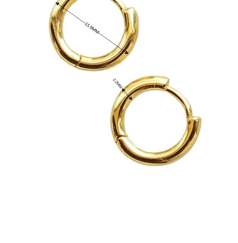 Fashion Medium Gold-plated Copper Earrings,Earrings