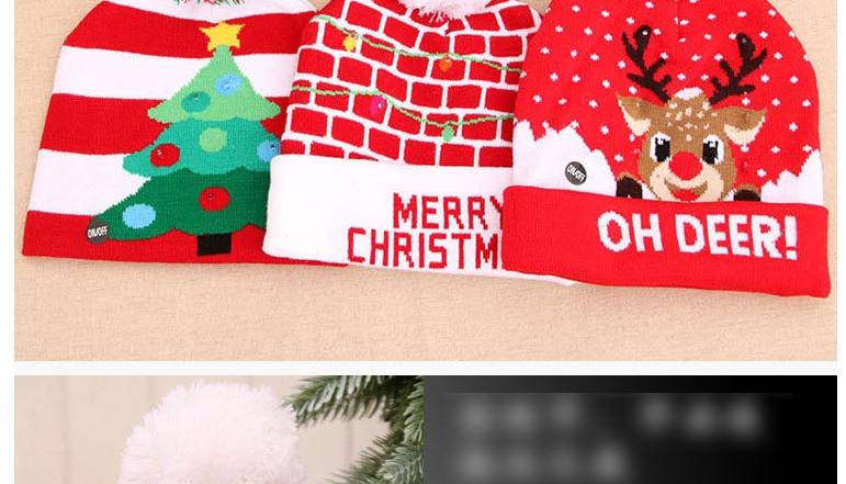 Fashion Style 5 Knitted Woolen Christmas Hat,Beanies&Others