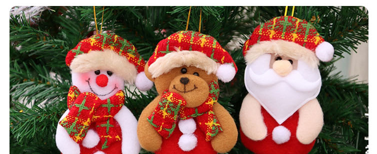 Fashion Trumpet Bear Santa Claus Christmas Tree Pendant,Festival & Party Supplies