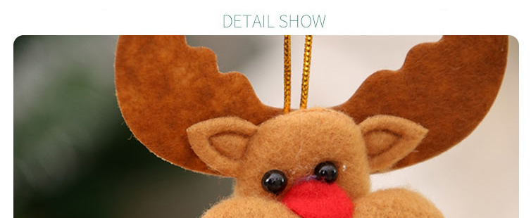 Fashion Trumpet Bear Santa Claus Christmas Tree Pendant,Festival & Party Supplies