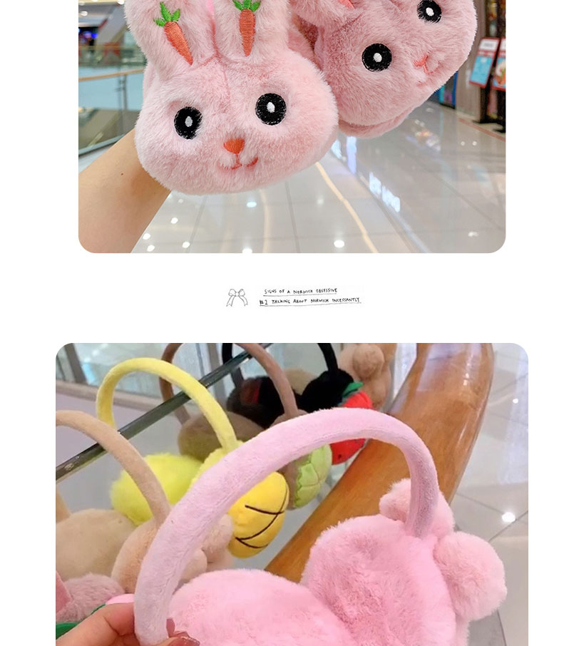 Fashion Pink Bunny Scarf Children