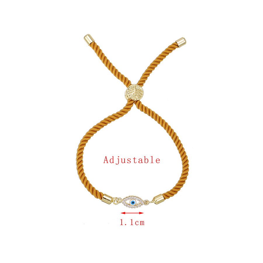 Fashion Gold Copper Inlaid Zirconium Eye Bracelet,Bracelets