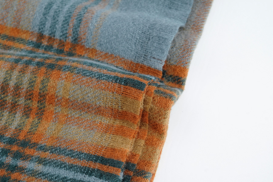 Fashion Color Check Cashmere Shawl,knitting Wool Scaves