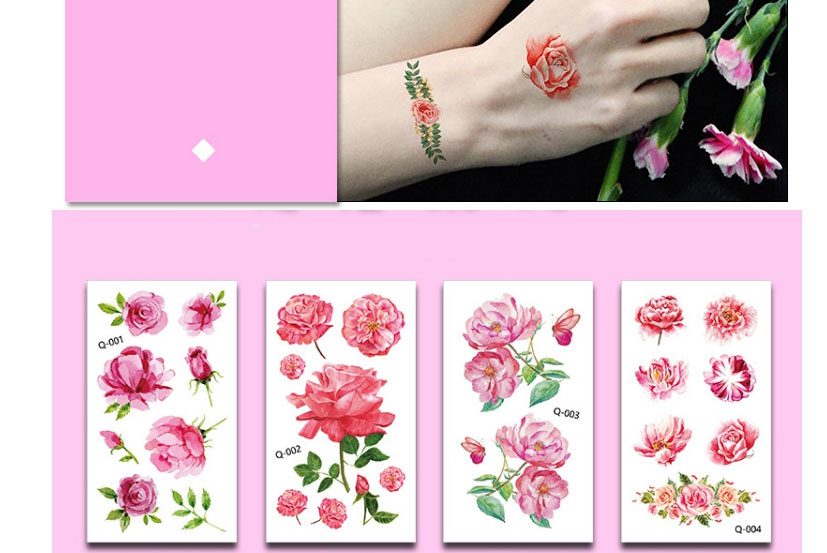 Fashion 14# Waterproof Flower Stickers Tattoo Stickers,Festival & Party Supplies