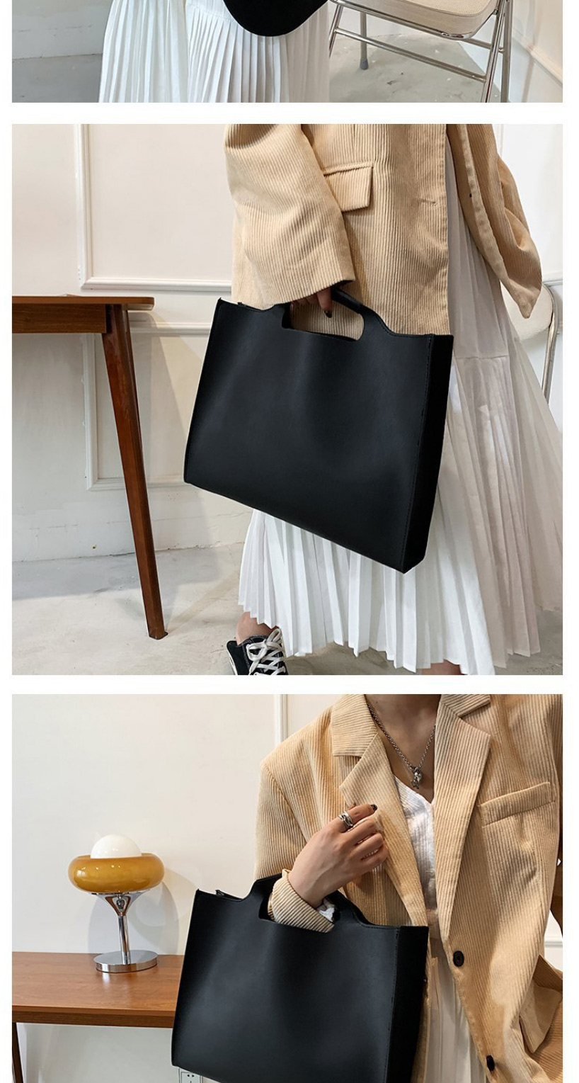 Fashion Black Plush Zipper Handbag,Handbags