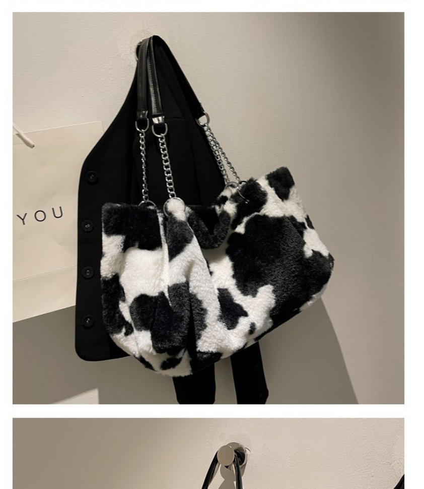 Fashion Cows Plush Cow Pattern Large Capacity Shoulder Bag,Messenger bags