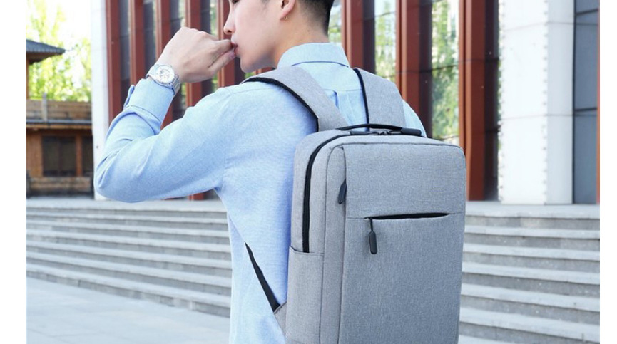 Fashion Blue Oxford Bra Chain Shoulder Computer Bag,Backpack
